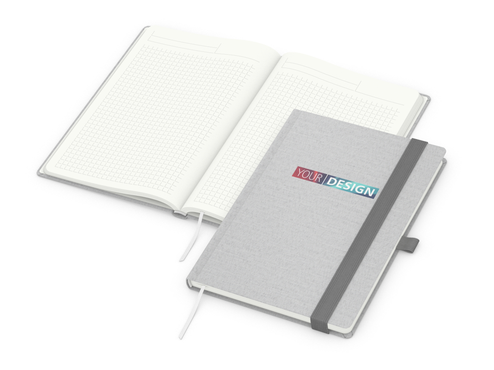 Notizbuch Ocean-Book Recycling, hellgrau