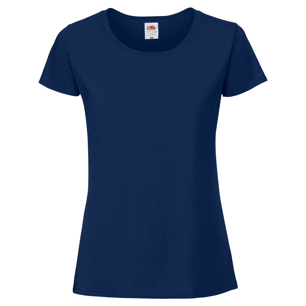 614240 - Ladies Iconic 195 T-Shirt (zuvor: Ladies Ringspun Premium T-Shirt) - navy