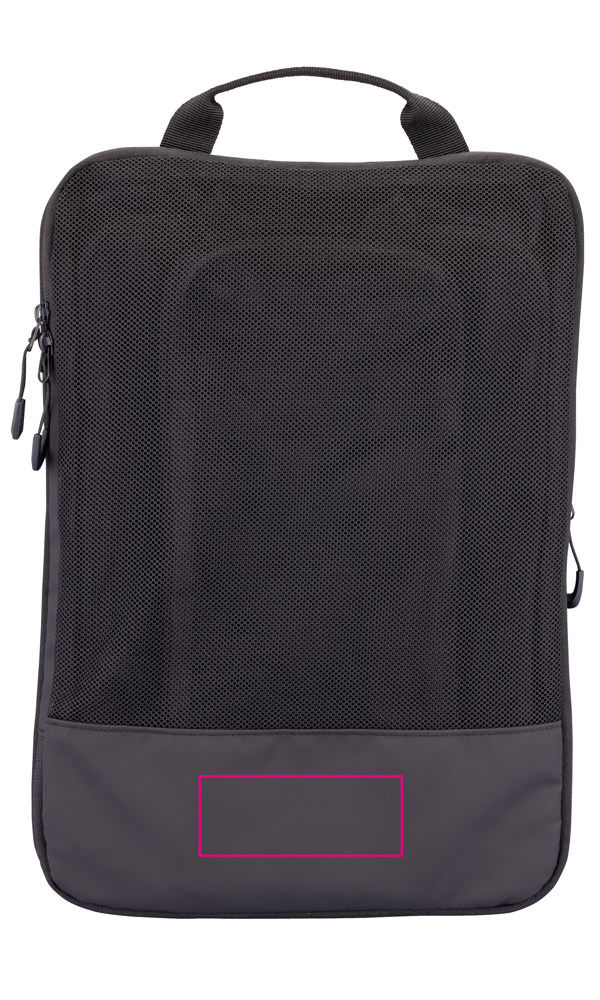 TROIKA Reise-Kompressionstaschen Set TROIKA BLACK PACKING CUBES