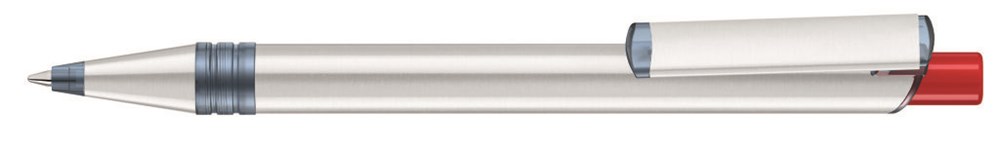 RECYCLED PET PEN ALUMA transparent - rot