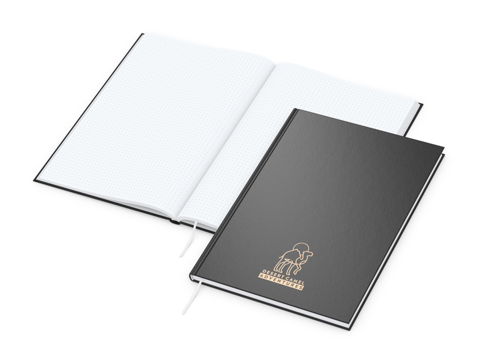 Notizbuch Note-Book, A4, Punktraster, schwarz