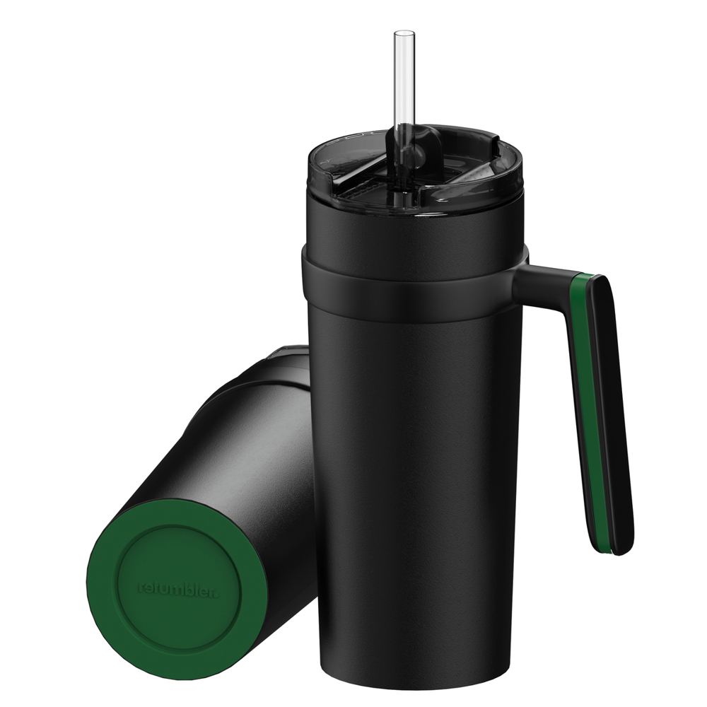 Thermobecher RETUMBLER-myORINOCO CERAMIC - grün, schwarz