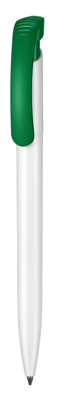 Kugelschreiber CLEAR - weiss/minze-grün