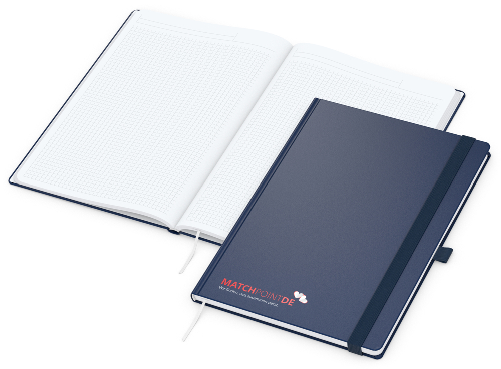 Notizbuch Vision-Book White Express, A4, dunkelblau