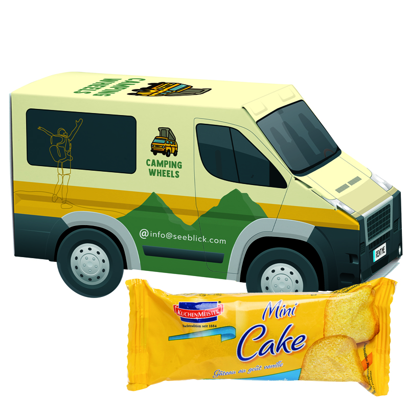 3D-Präsent Transporter, KuchenMeister Rührkuchen