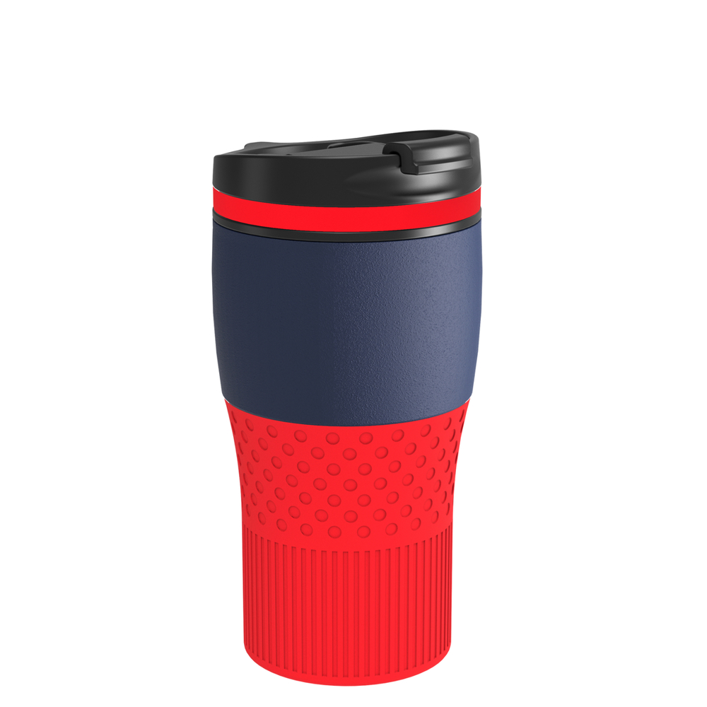 Thermobecher RETUMBLER-BAYAMO MEZZO CORPORATE - rot, marineblau