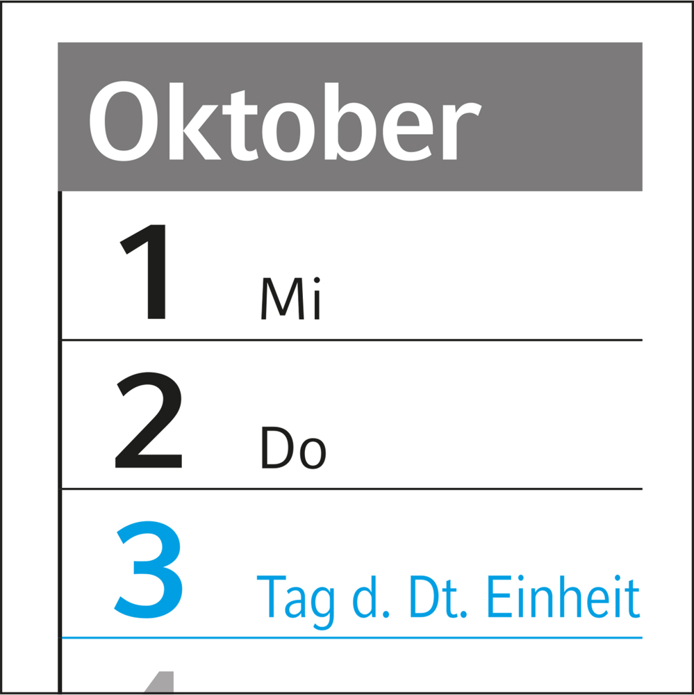 Wandplaner Horizont RECYCLING, blau