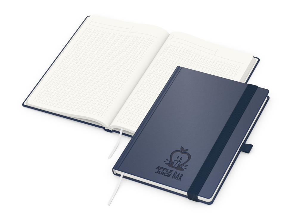 Notizbuch Organic-Book Recycling - dunkelblau