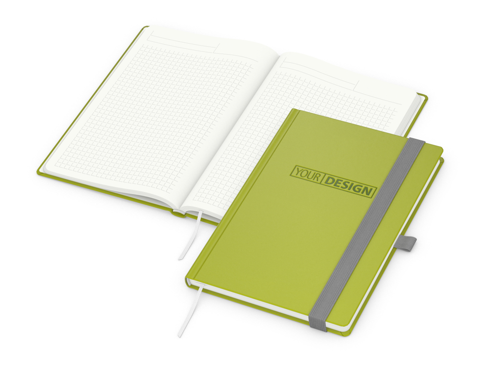 Notizbuch Organic-Book Recycling, grün