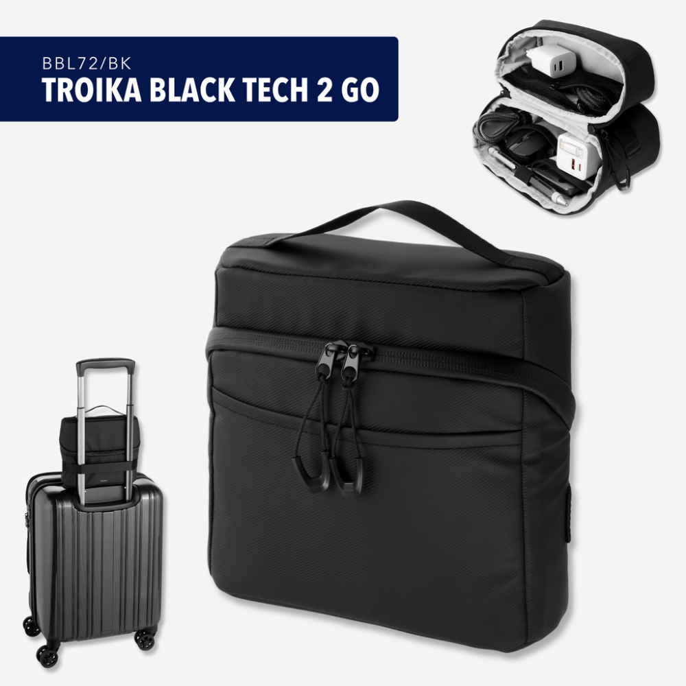 TROIKA Kabeltasche TROIKA BLACK TECH 2 GO