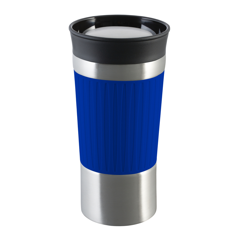 Thermobecher RETUMBLER-myKINGSTON - schwarz, silber, blau