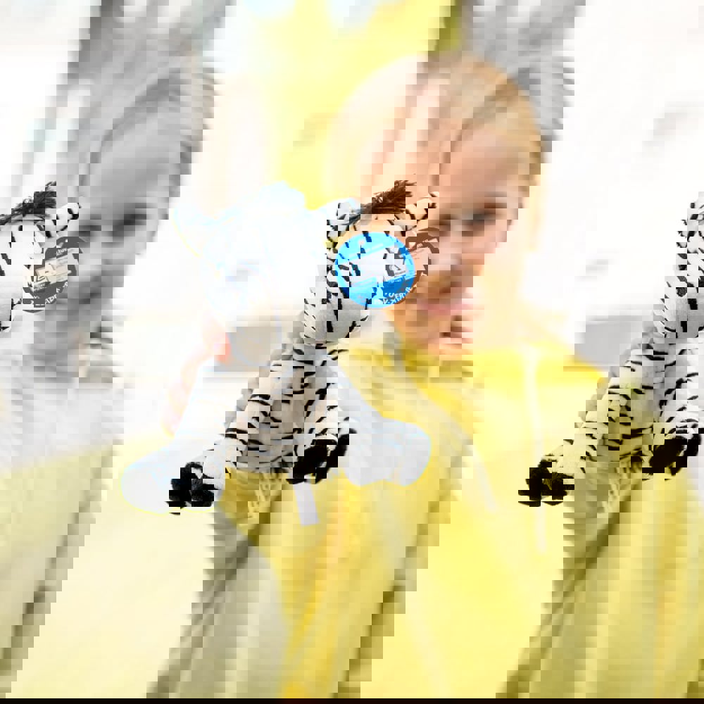 Zebra Zora, schwarz/weiß, one size