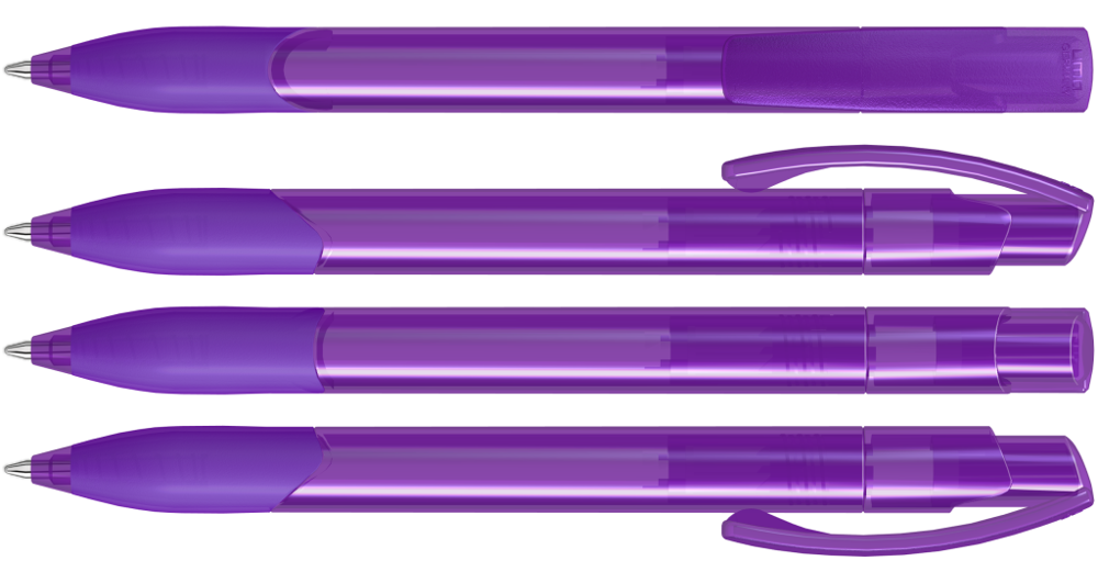 OMEGA grip transparent, violett