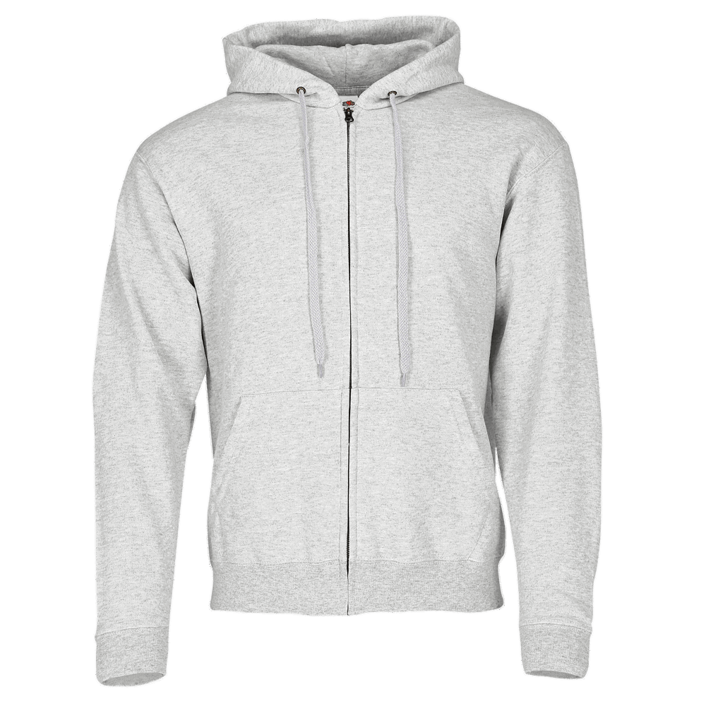 620620 - Classic Hooded Sweat Jacket, graumeliert, 5XL
