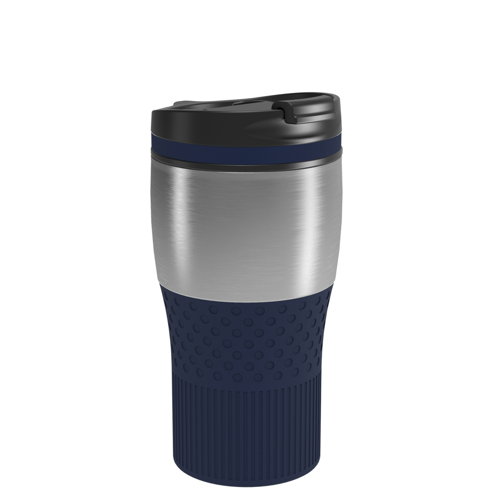 Thermobecher RETUMBLER-BAYAMO MEZZO CORPORATE - silber, marineblau