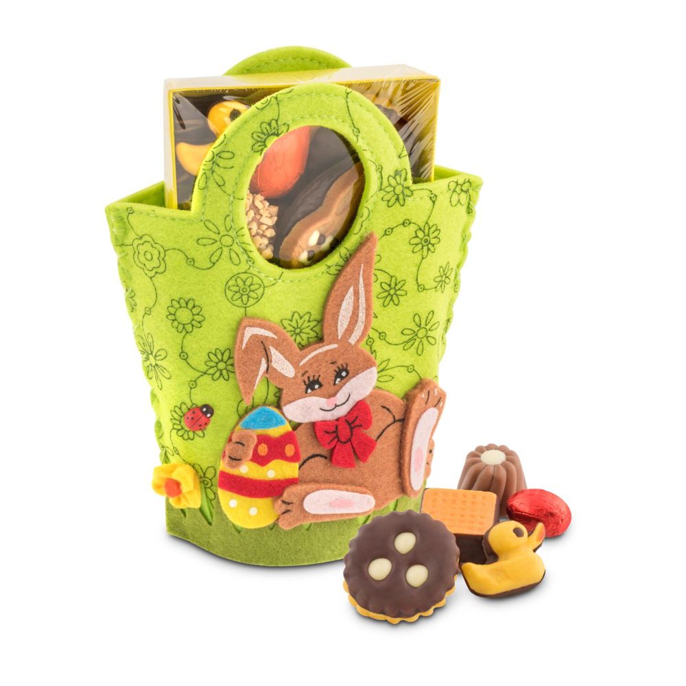 Filztasche Hase, Ostergebäckmischung 200 g