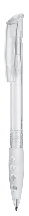 Kugelschreiber BUBBLE TRANSPARENT - transp. TR/FR