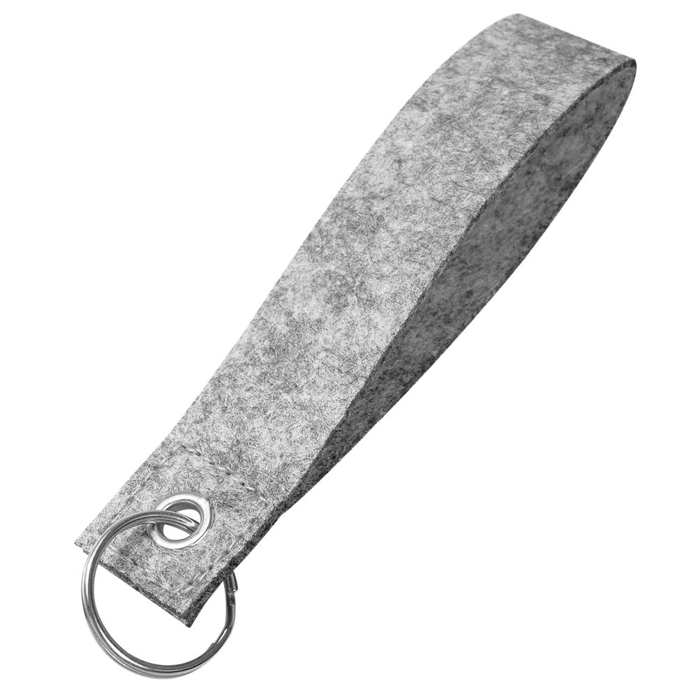 Filz-Schlüsselanhänger "Strap" - grau