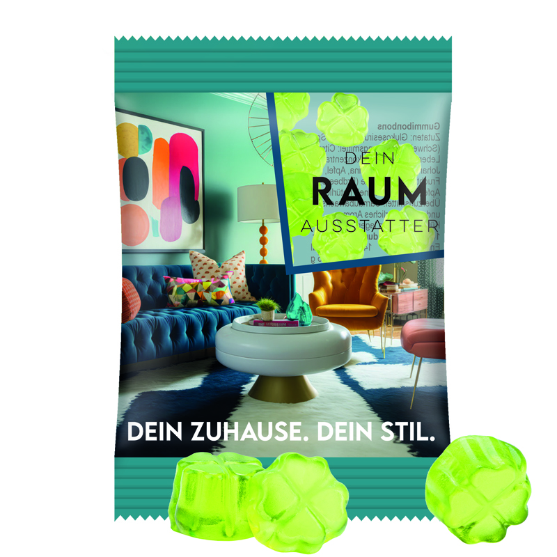 Minitüte 15 g Trolli Fruchtgummi Standardformen - transparent