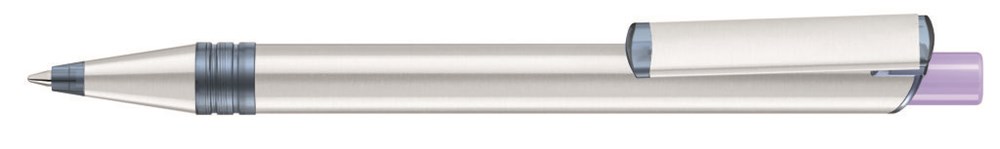 RECYCLED PET PEN ALUMA transparent - hellviolett