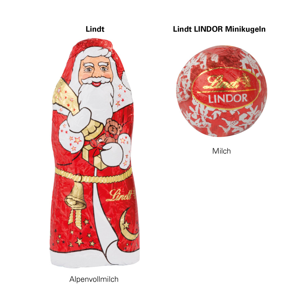 Weihnachtsdose weiß, Lindt Mischung