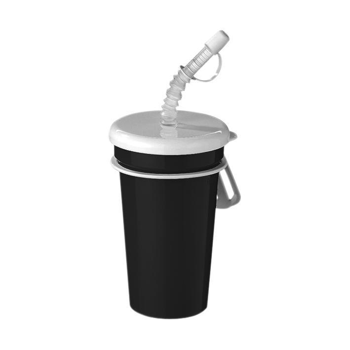 Trinkbecher "Take Away" 0,4 l - schwarz