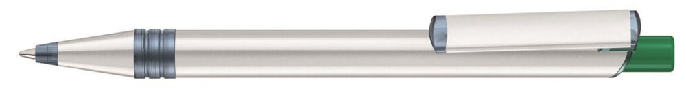 RECYCLED PET PEN ALUMA transparent - dunkelgrün