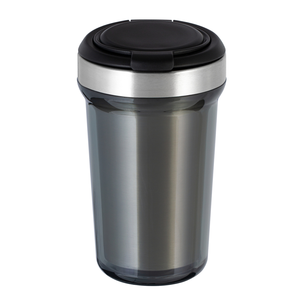 Thermobecher RETUMBLER-myVIVERO - schwarz, silber, dunkelgrau