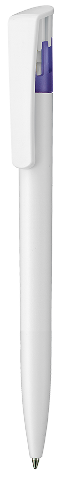 Kugelschreiber ALL-STAR SF - weiss/lavendel-lila TR/FR
