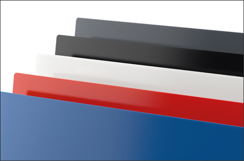 Tischkalender Desktop 3 Color, 2 Jahre, schwarz