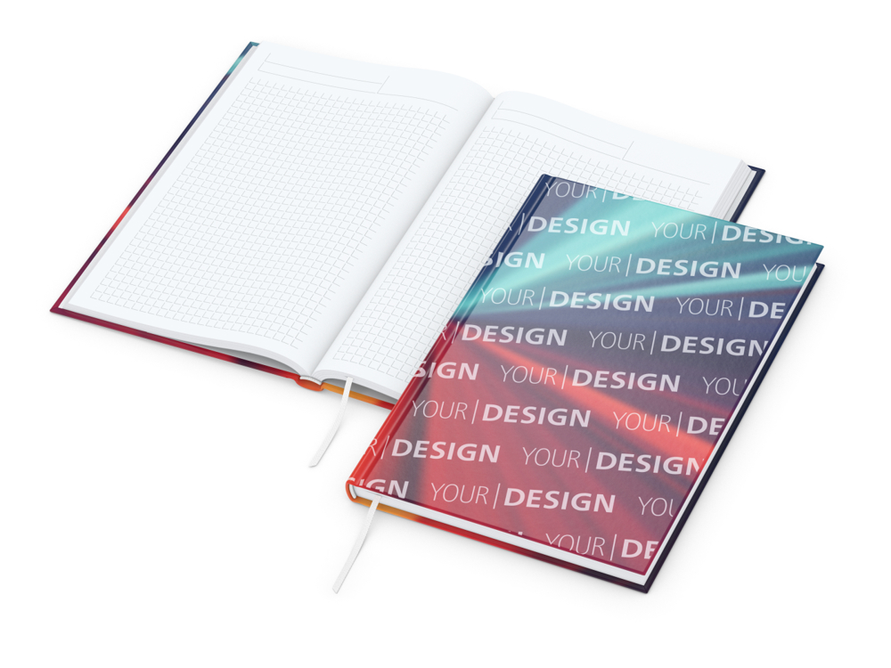 Notizbuch Note-Book Bestseller, A5, gloss-individuell