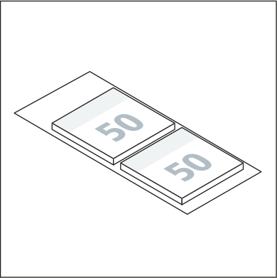 Haftnotiz-Karte Note-Card, Individuell