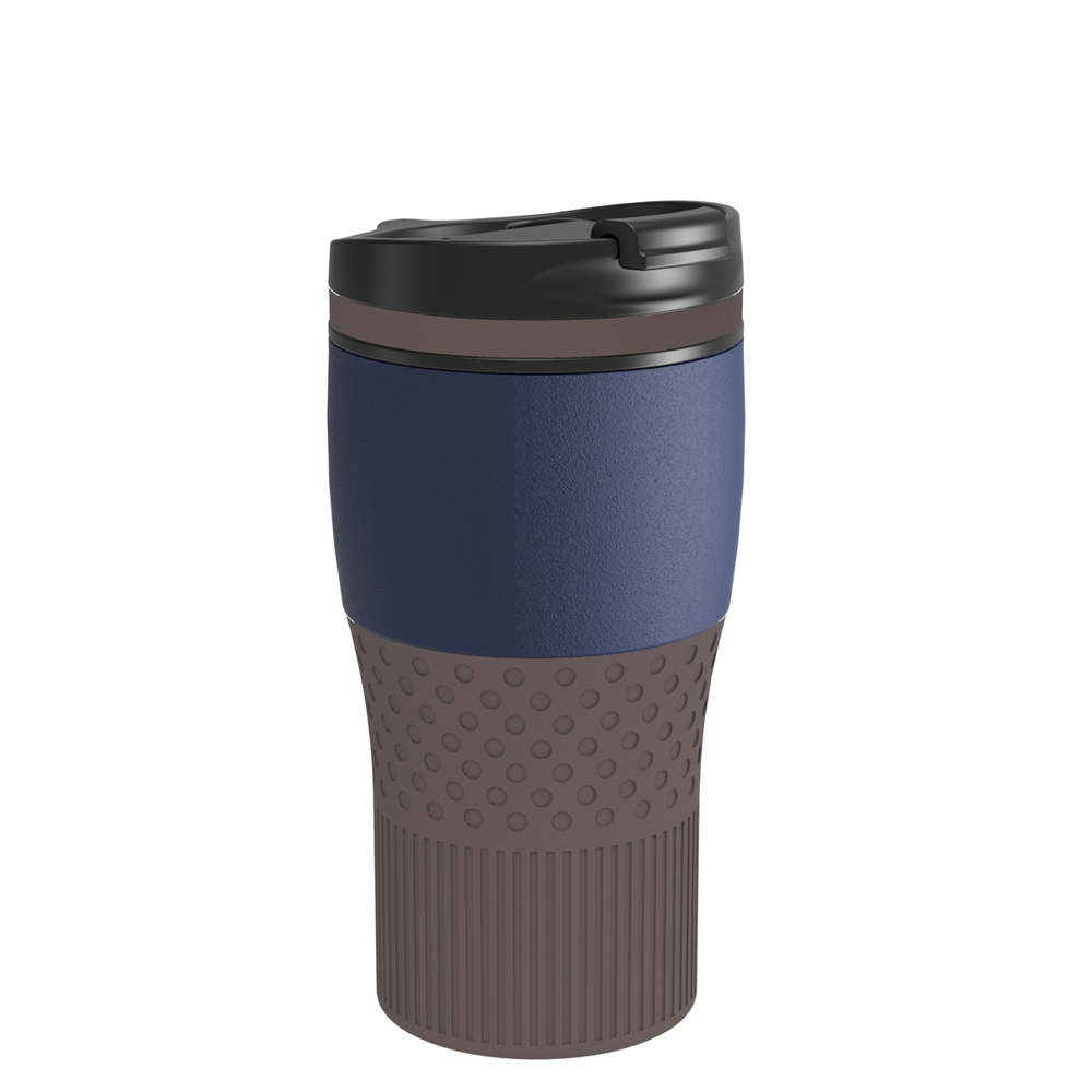Thermobecher RETUMBLER-BAYAMO MEZZO CORPORATE - braun, marineblau
