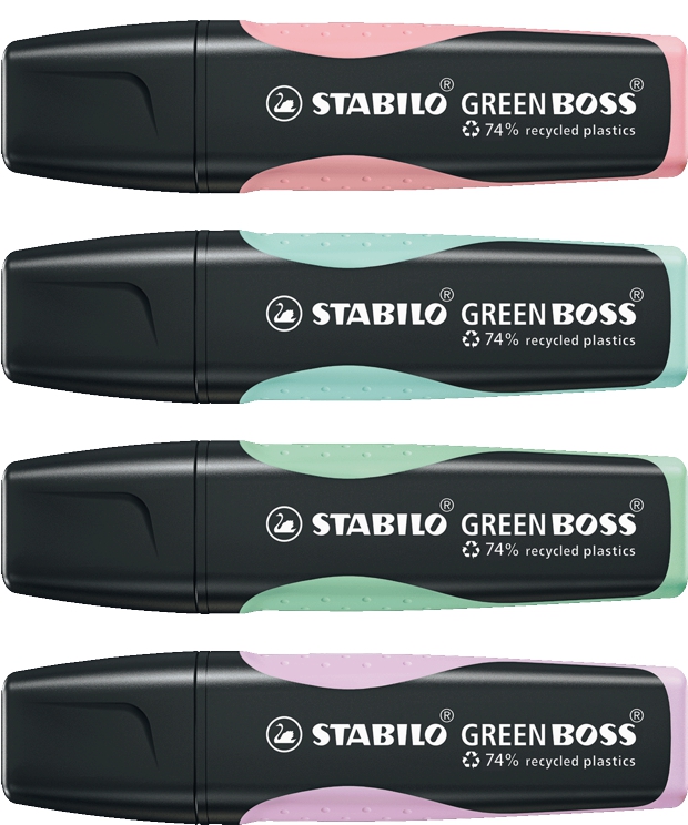 STABILO GREEN BOSS Pastel Leuchtmarkierer