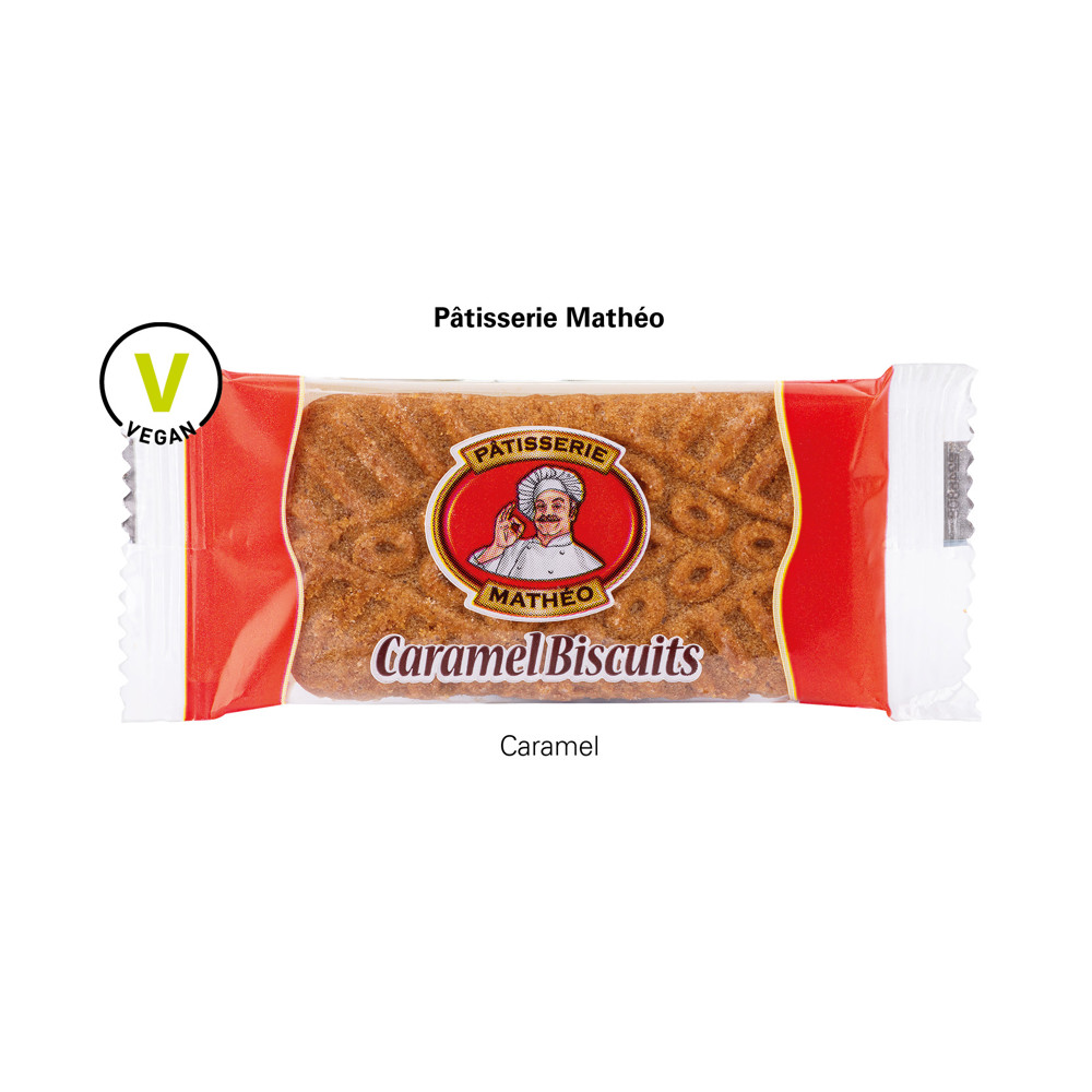 Werbekarte Midi, Pâtisserie Mathéo Caramell Biscuit