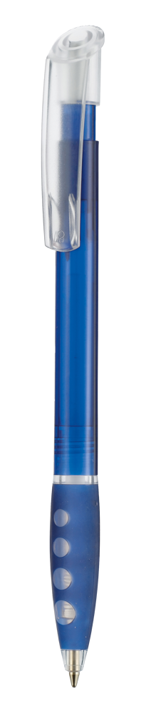 Kugelschreiber BUBBLE TRANSPARENT - royal-blau TR/FR