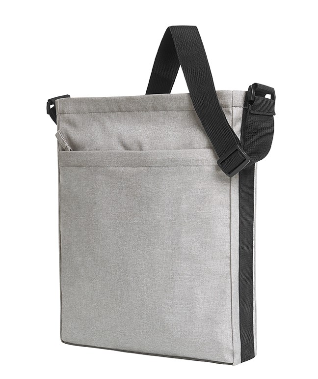 Umhängetasche CIRCLE - hellgrau meliert