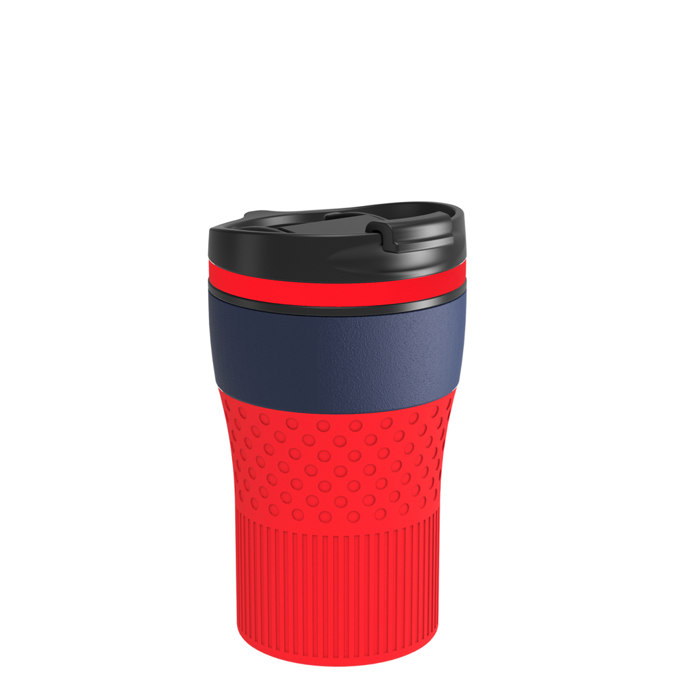 Thermobecher RETUMBLER-BAYAMO CORPORATE - rot, marineblau, schwarz