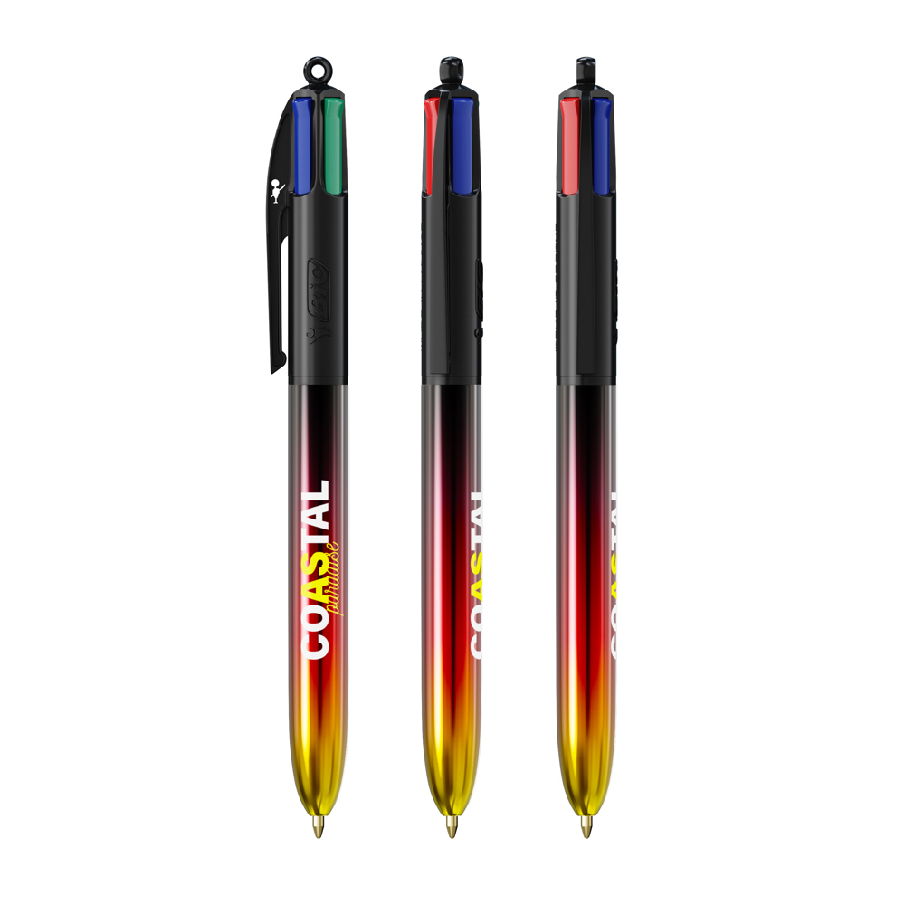 BIC® 4 Colours® Flags Collection + lanyard