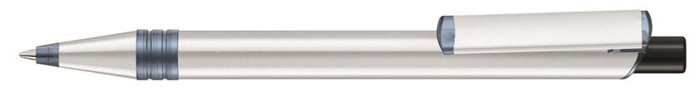 RECYCLED PET PEN ALUMA transparent - schwarz