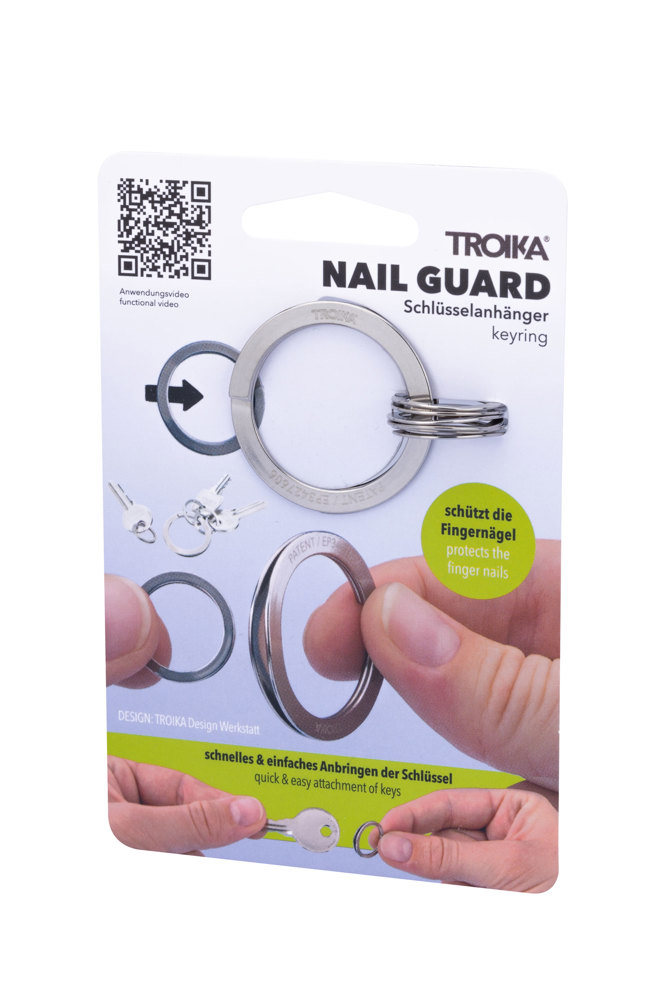 TROIKA Schlüsselanhänger NAIL GUARD
