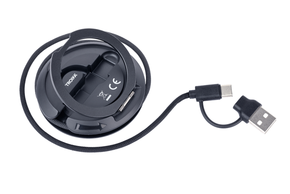 TROIKA Induktives Ladegerät KABELTROMMEL