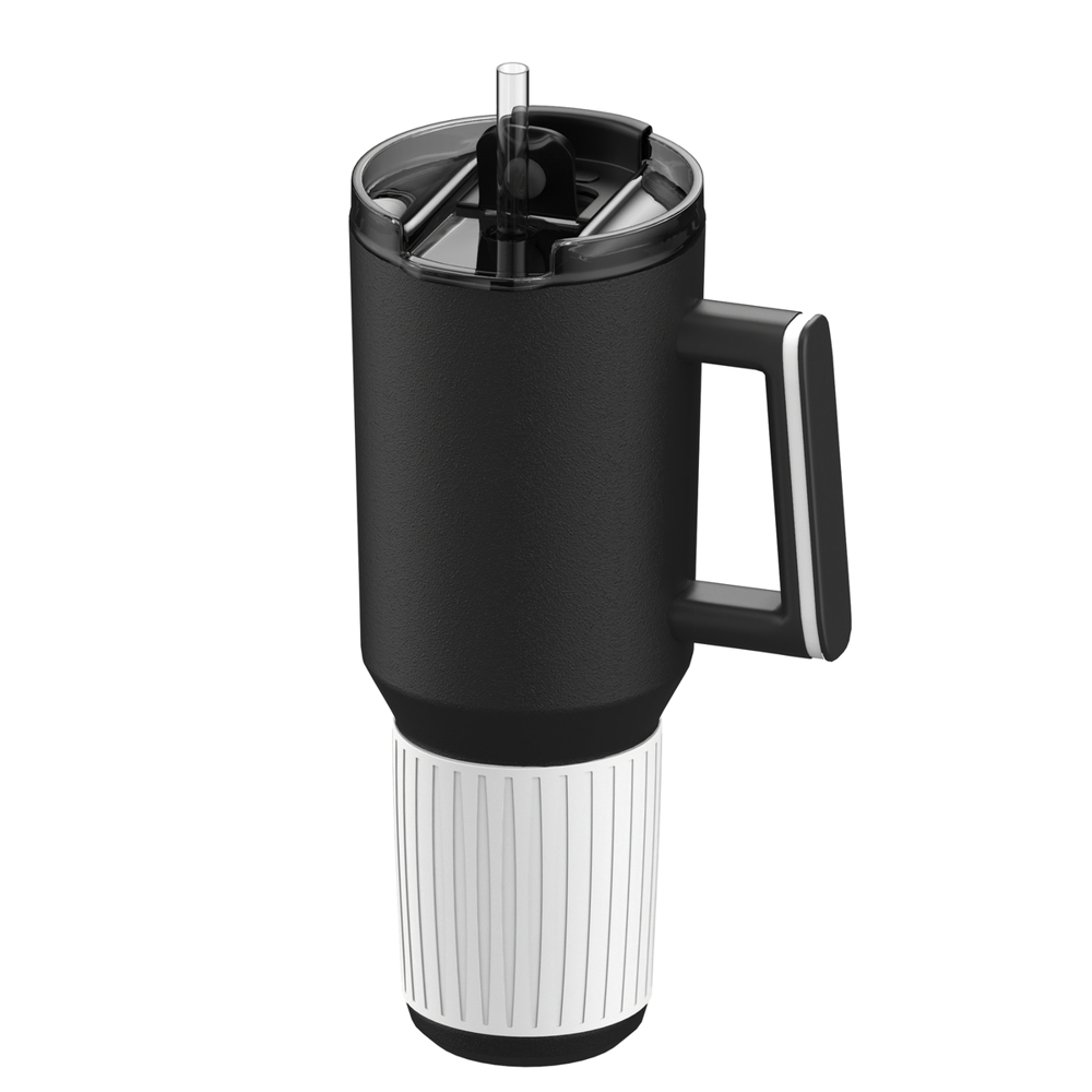 Thermobecher RETUMBLER-myKINGS CANYON 1200 - weiß, schwarz