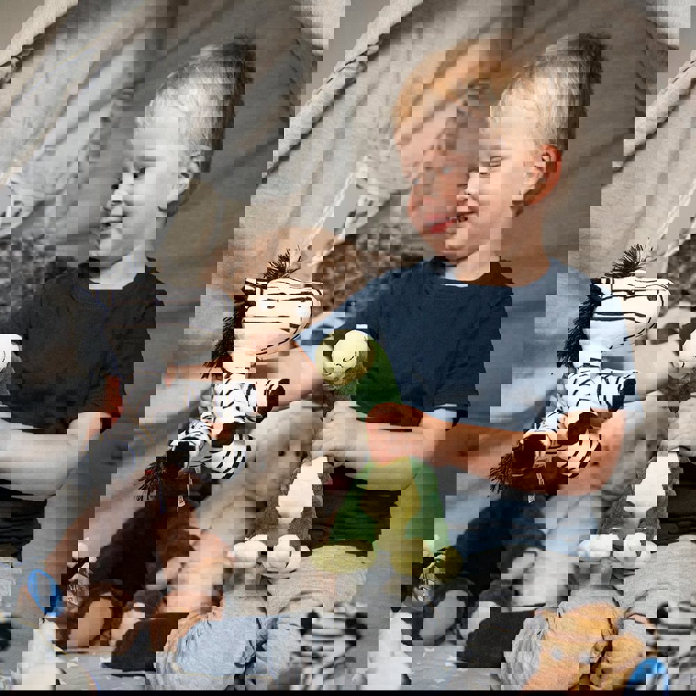 Zebra Zora, schwarz/weiß, one size