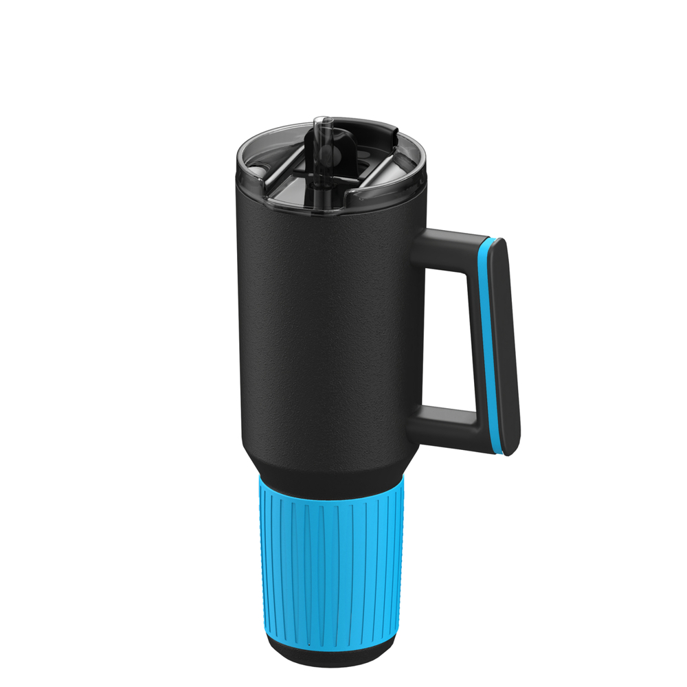 Thermobecher RETUMBLER-myKINGS CANYON 900 - cyan, schwarz