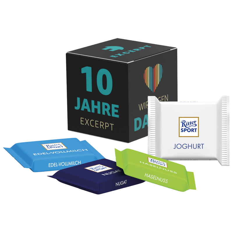 Werbewürfel Ritter SPORT mini
