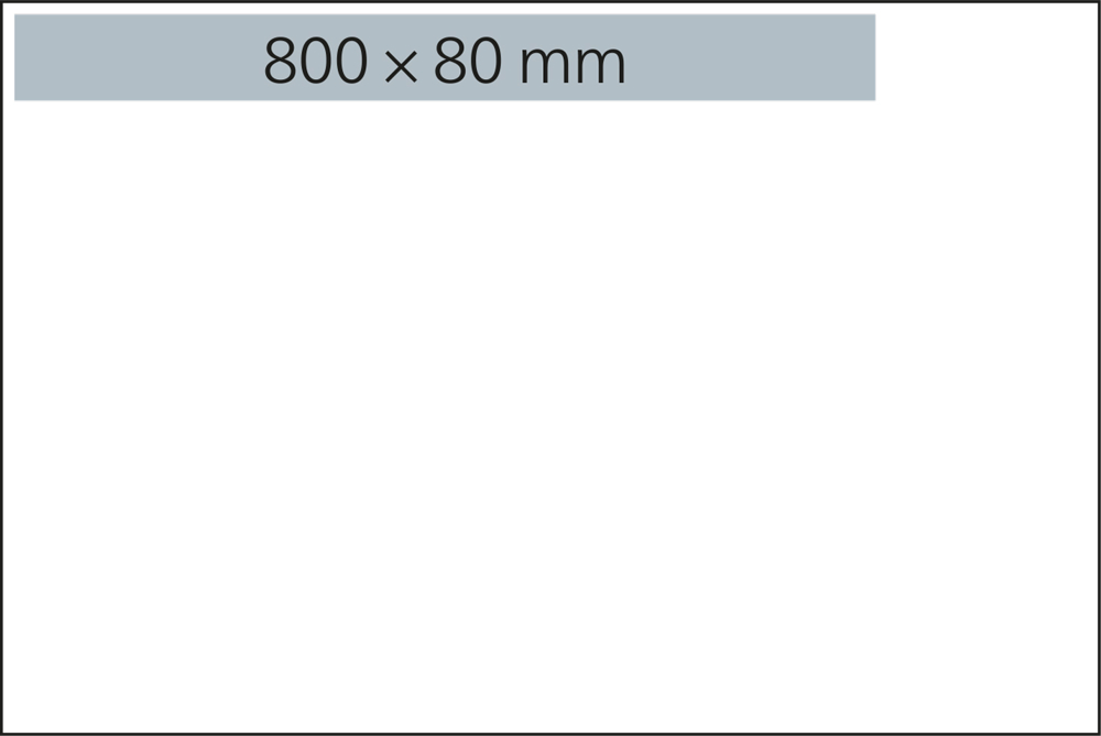 Wandplaner Horizont RECYCLING, blau