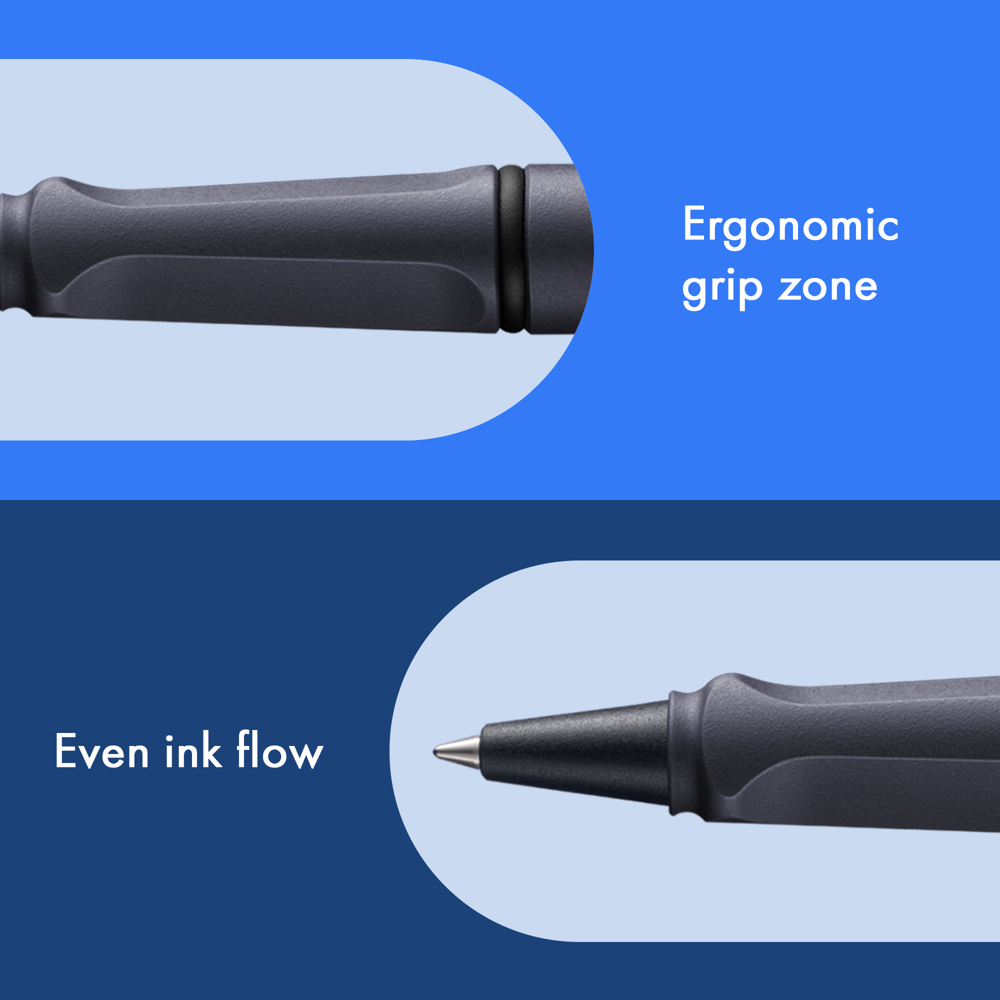 Tintenroller LAMY safari steel black