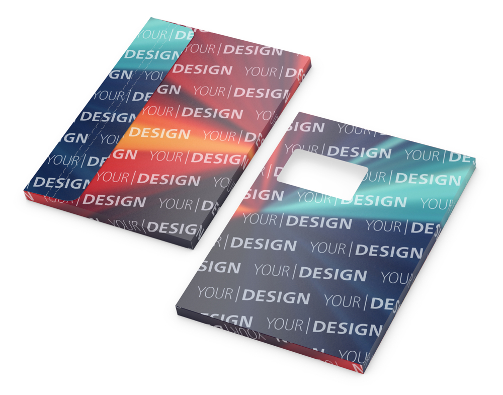 Versandmappe, 4/0farbig, mit Fenster