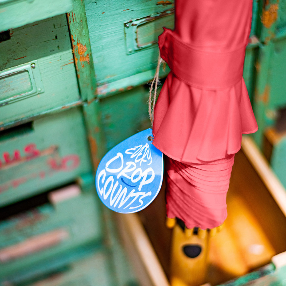 7379 AC-Midsize-Bambus-Stockschirm ÖkoBrella